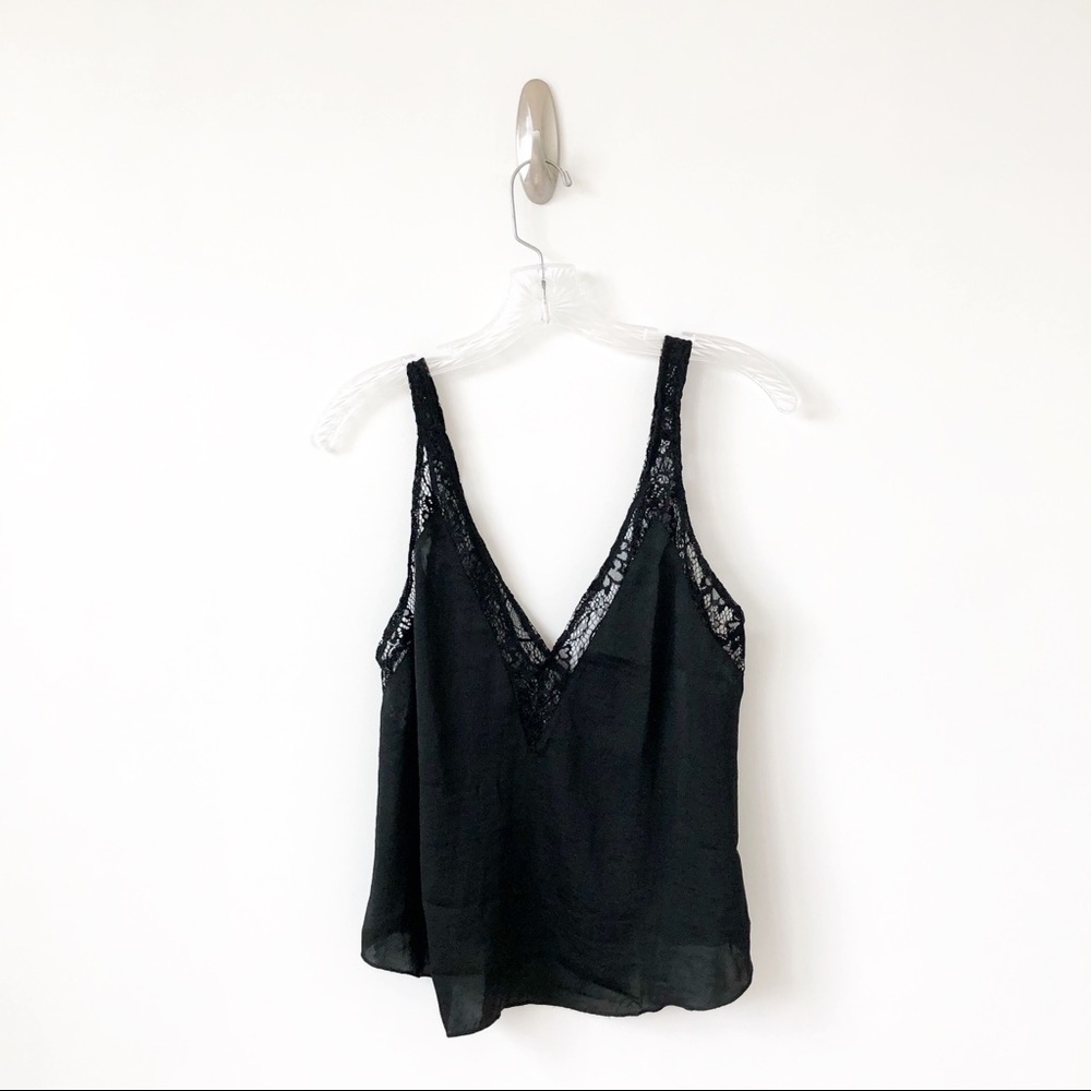 NWT Free People All In My Head Camisole Black Lace XS - Picture 2 of 5